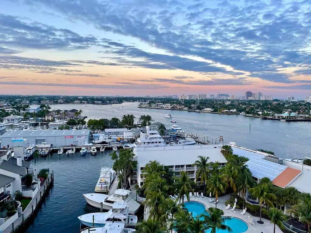 travel ideas for summer Ft. Lauderdale Harbor Sunset