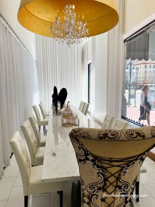 The Saint Hotel Review dining