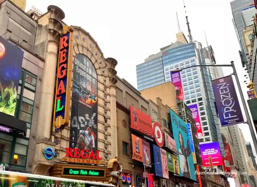 new york iconic landmarks 42nd street lights hell's kitchen