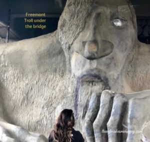 Seattle Freemont troll sculpture art