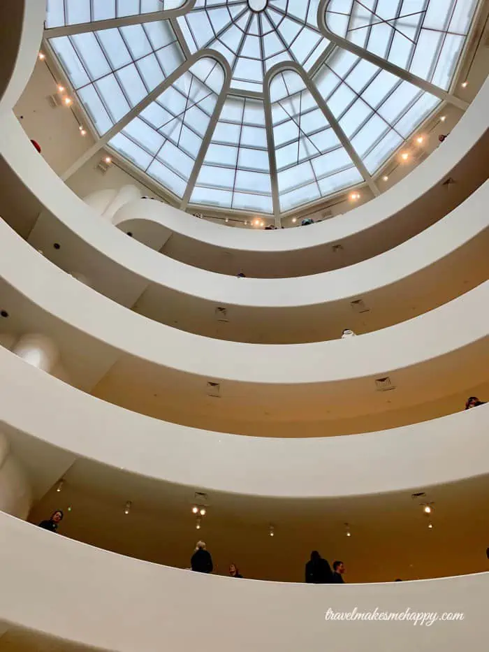 iconic guggenheim museum landmark near central park