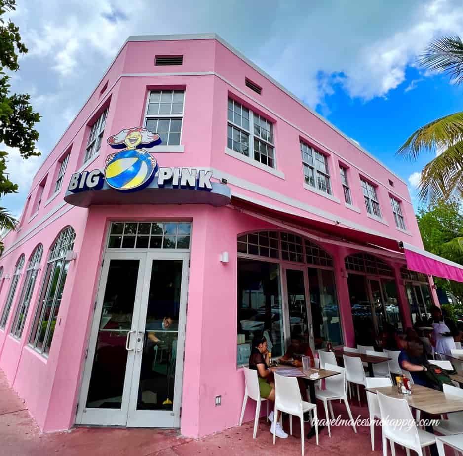 Big Pink is a must-do in Miami South Beach