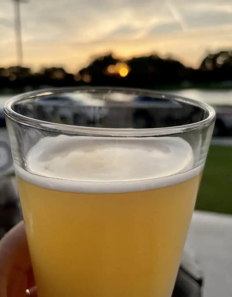 Beer and food of Oktoberfest celebrations in U S