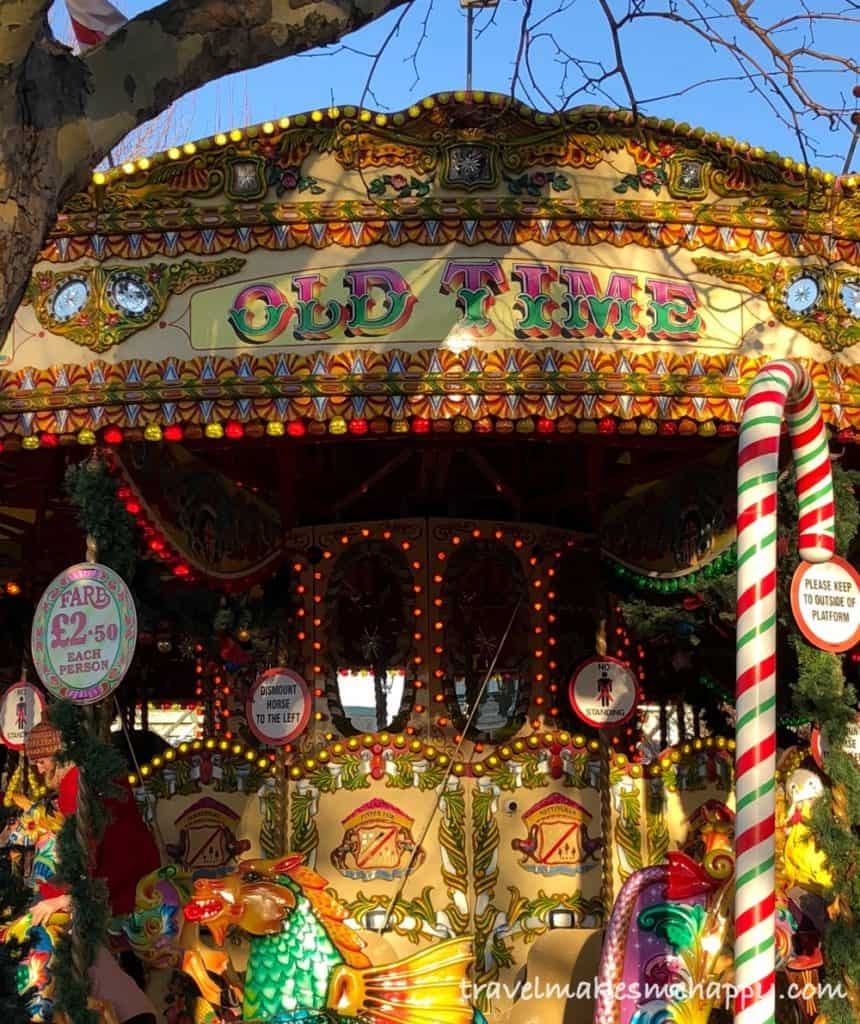 winter wonderland london carousel