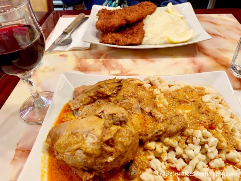 Paprika Chicken at Budapest Cafe New York city foodies