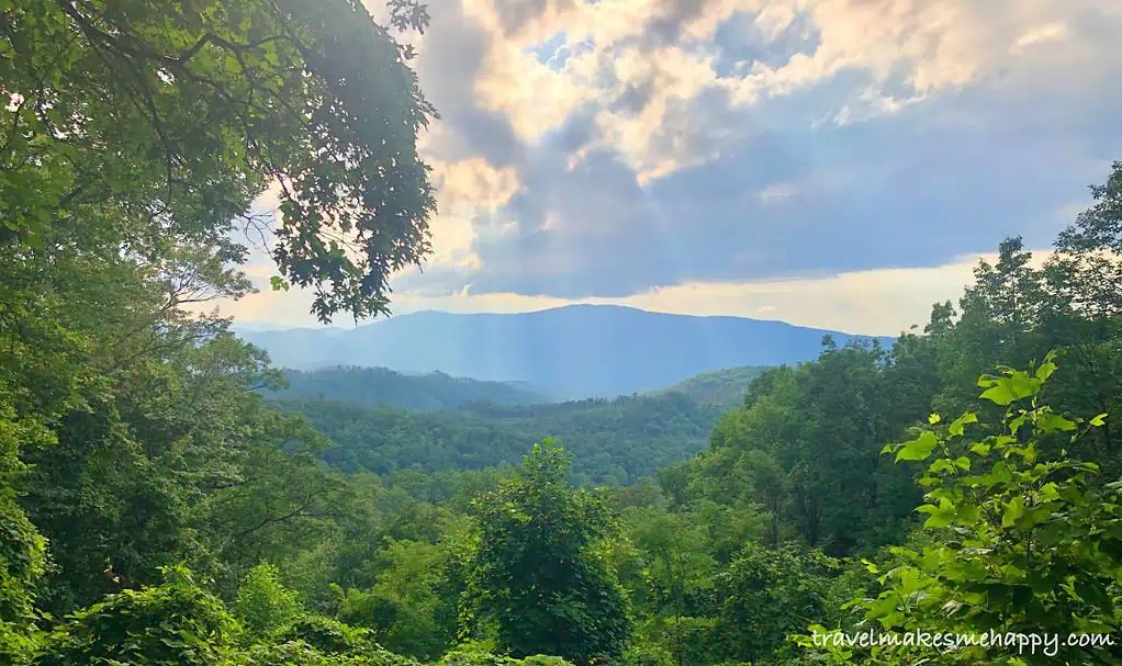 Smoky mountains view best hiking and camping