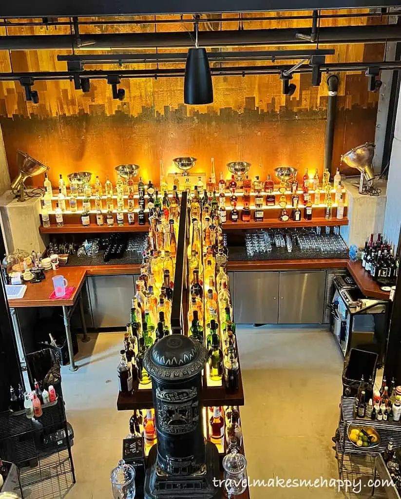 Magical cocktail bar at The Edison Disney Springs for adult empty nest vacations 