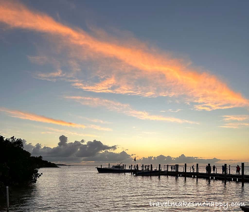 pink sunset in Florida Keys Earth Day Travel tips