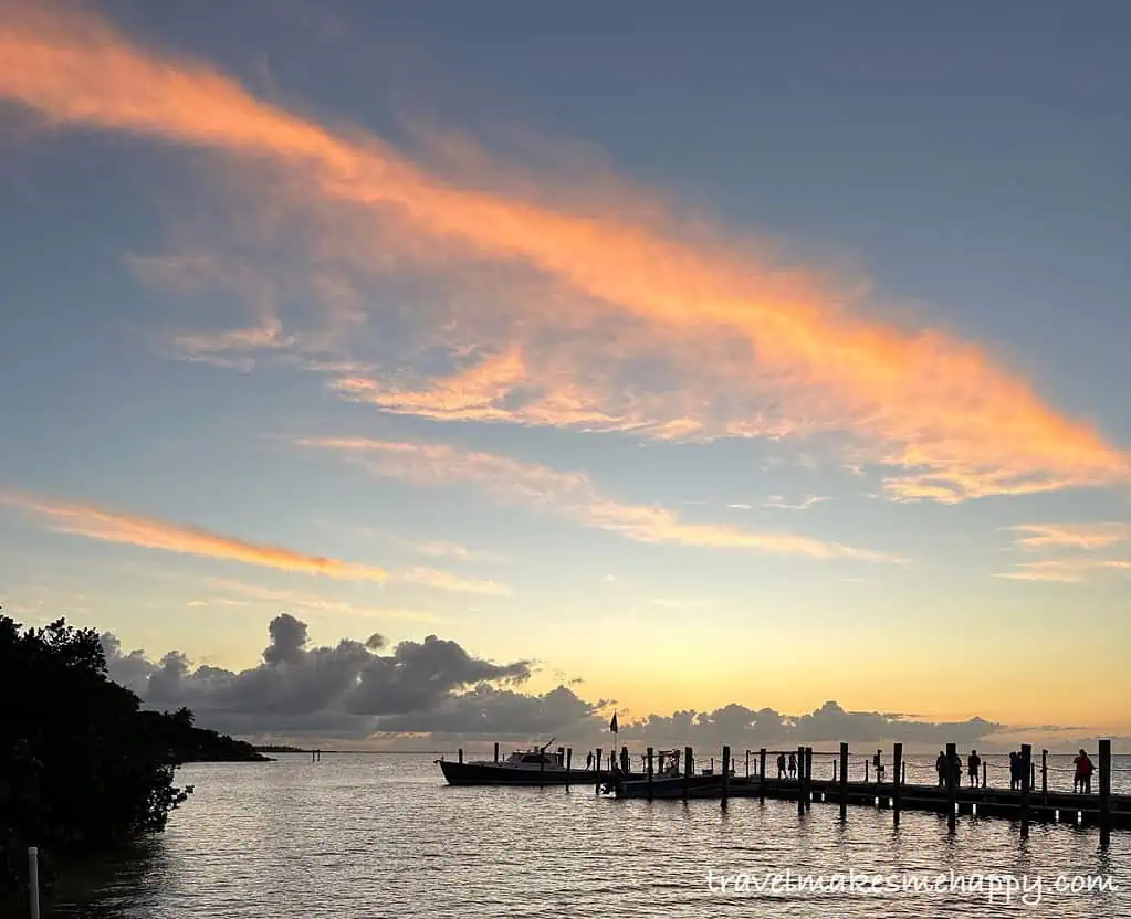 vibrant sunset florida keys key largo