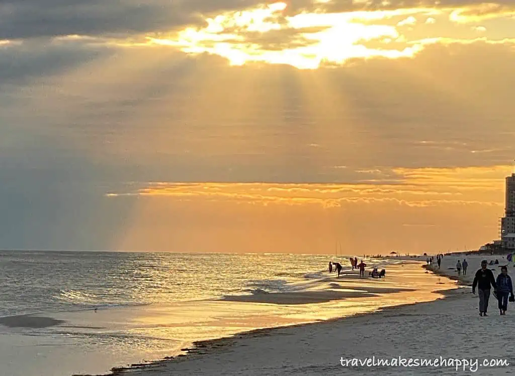 beach sunset peaceful travel planning 