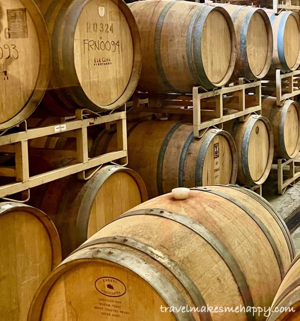 texas hill country wine barrels