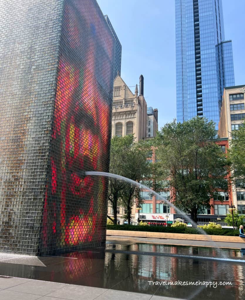 Crown Fountain Chicago Millennium Park 