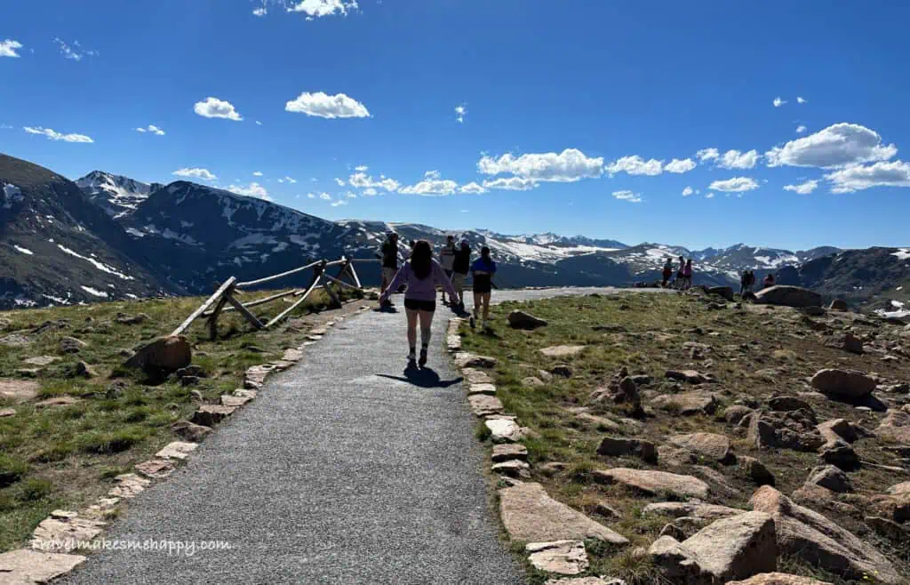 Alpine Ridge Trail best easy hike path rocky mountain national park