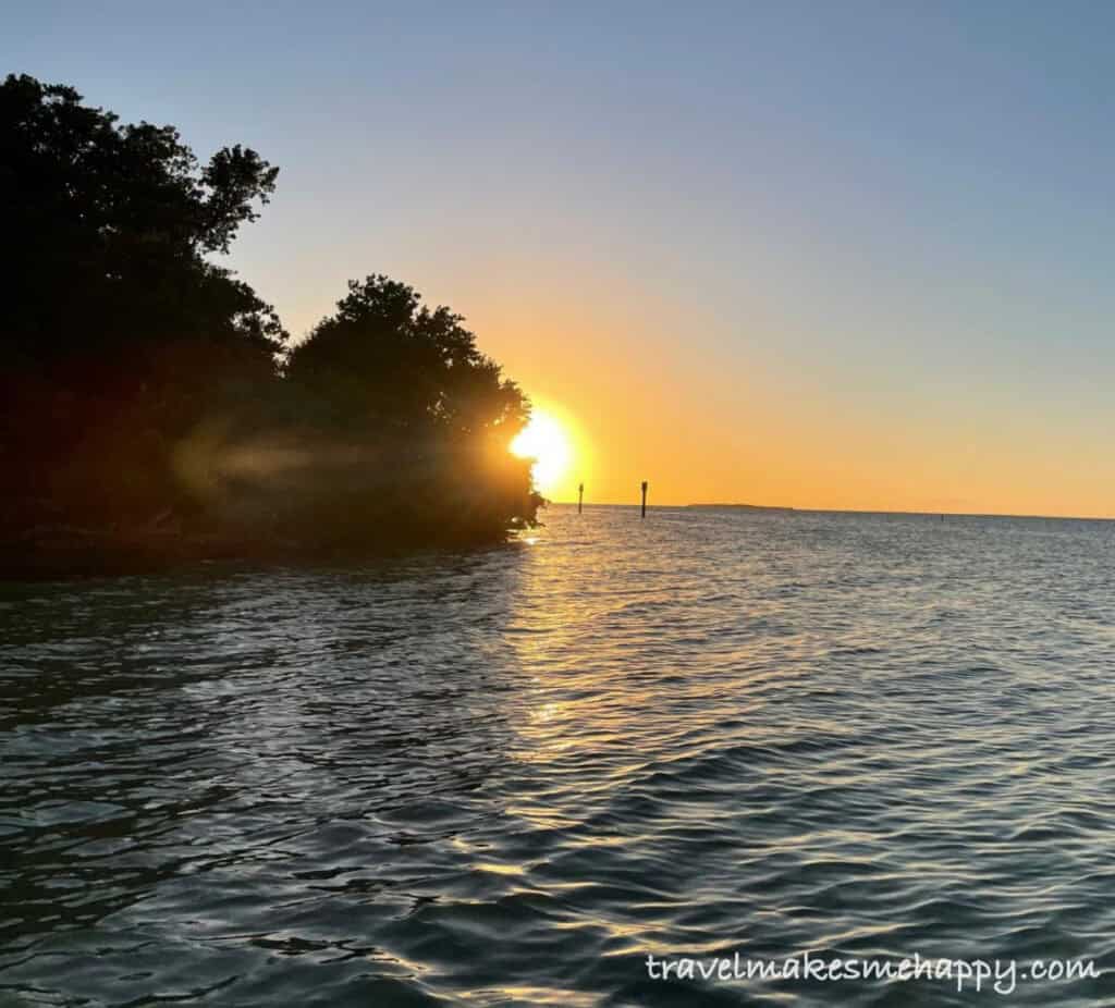 sunset at baker's cay resort florida keys