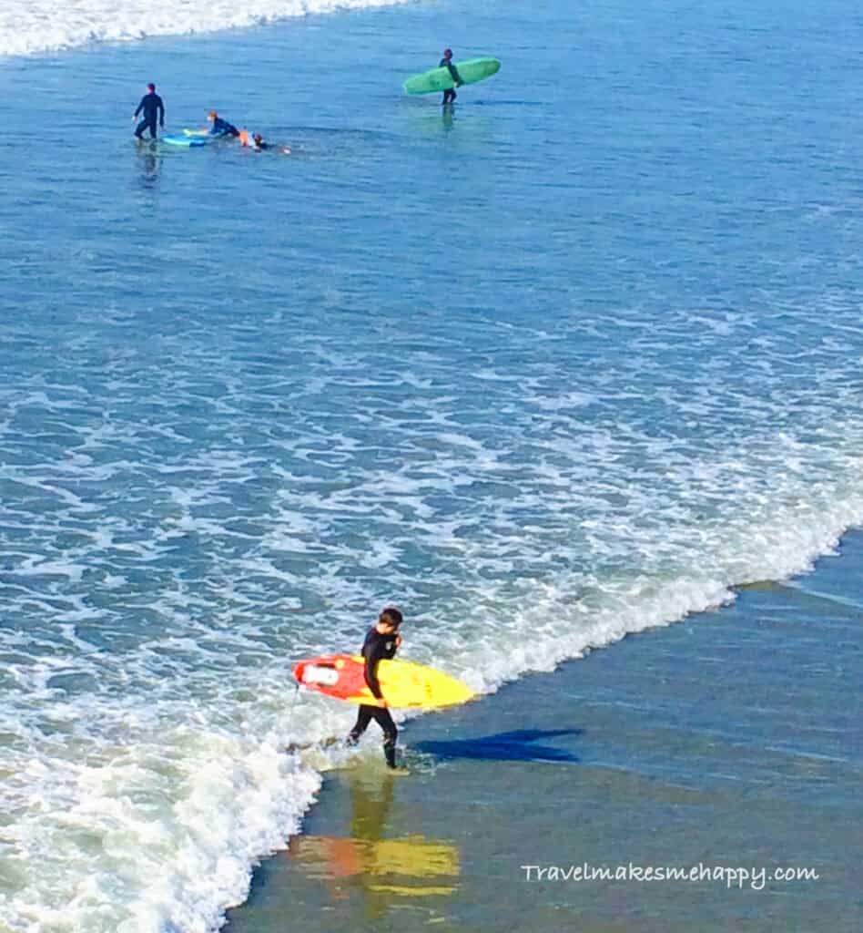 surfer on pacific coast highway epic road trip