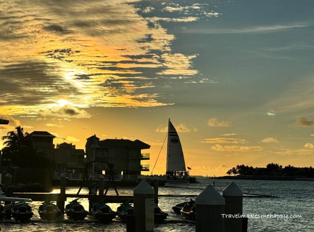 hyatt centric best hotel review key west sunset view of dock