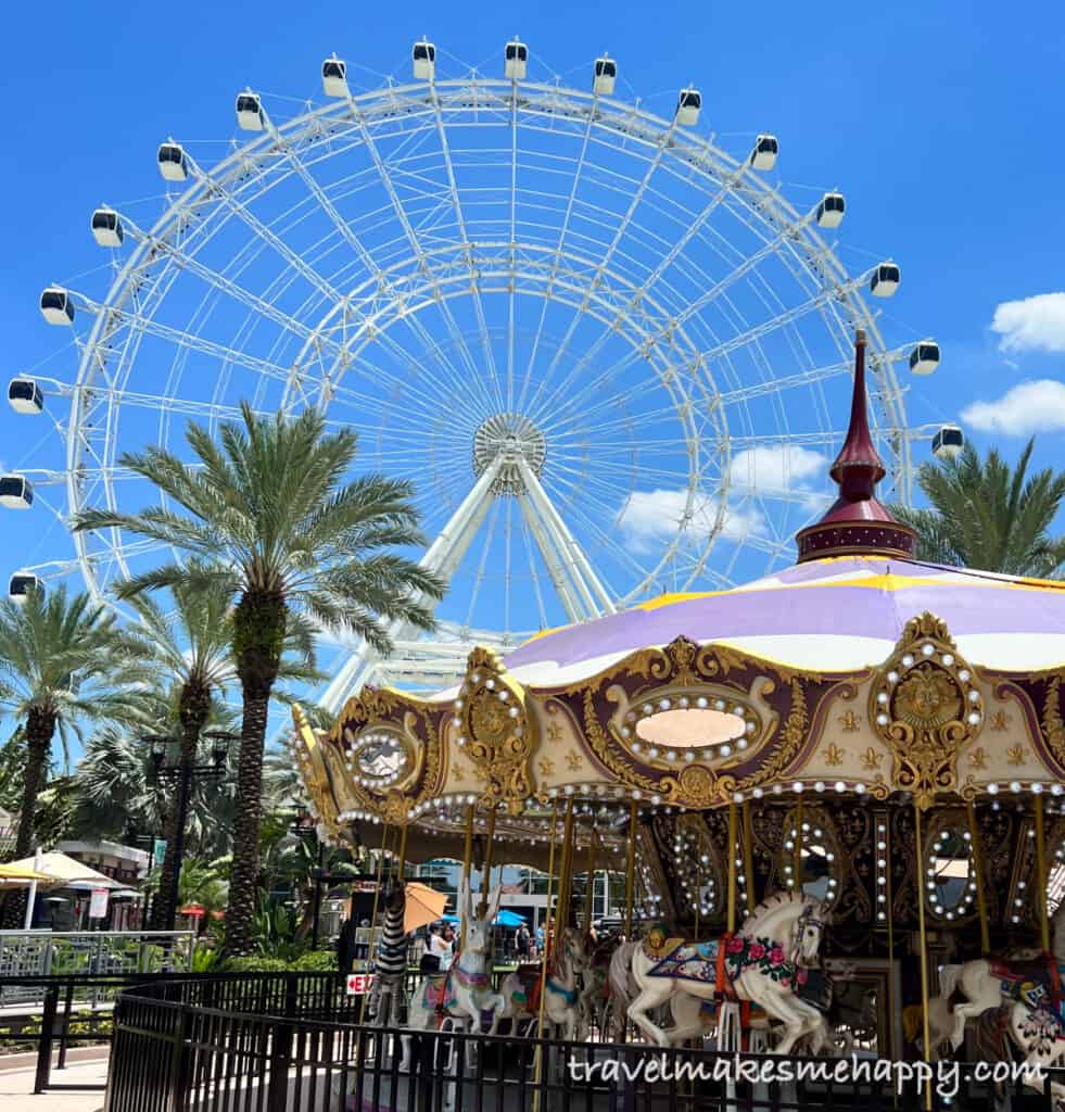 icon park orlando giant wheel carousel weekend trip idea