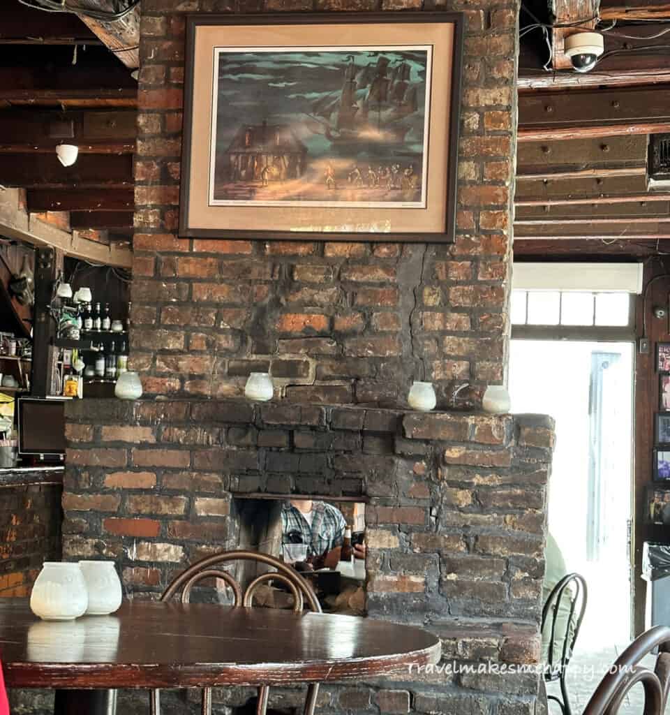 haunted fireplace at lafitte's blacksmith shop french quarter