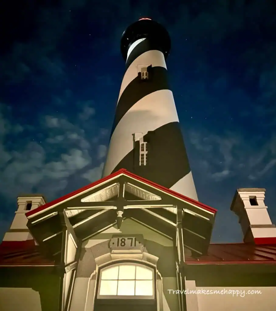 st Augustine lighthouse at night ghost hunt road trip