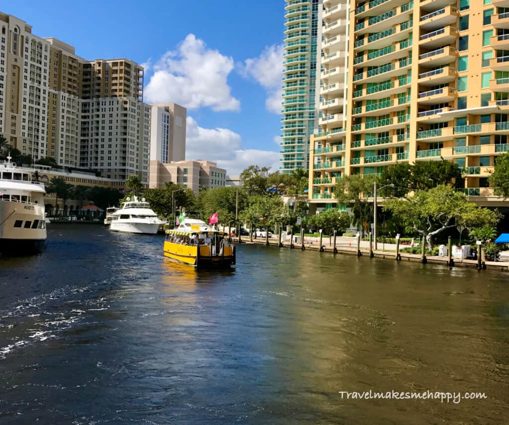 Fort Lauderdale water taxi best summer places to go