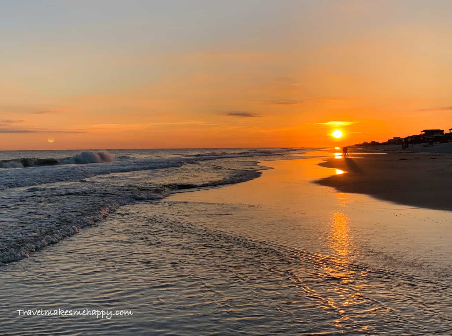 Gulf Shores is one of our best beach spring break ideas because of the beautiful sunsets and less crowds!