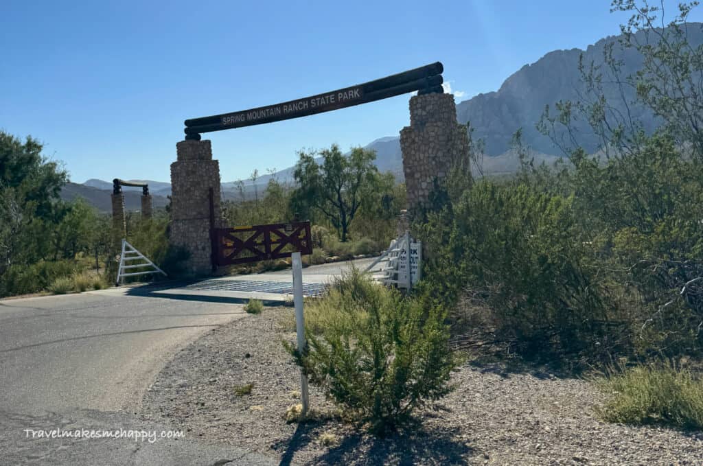 spring mountain ranch state park entrance vegas gems off strip