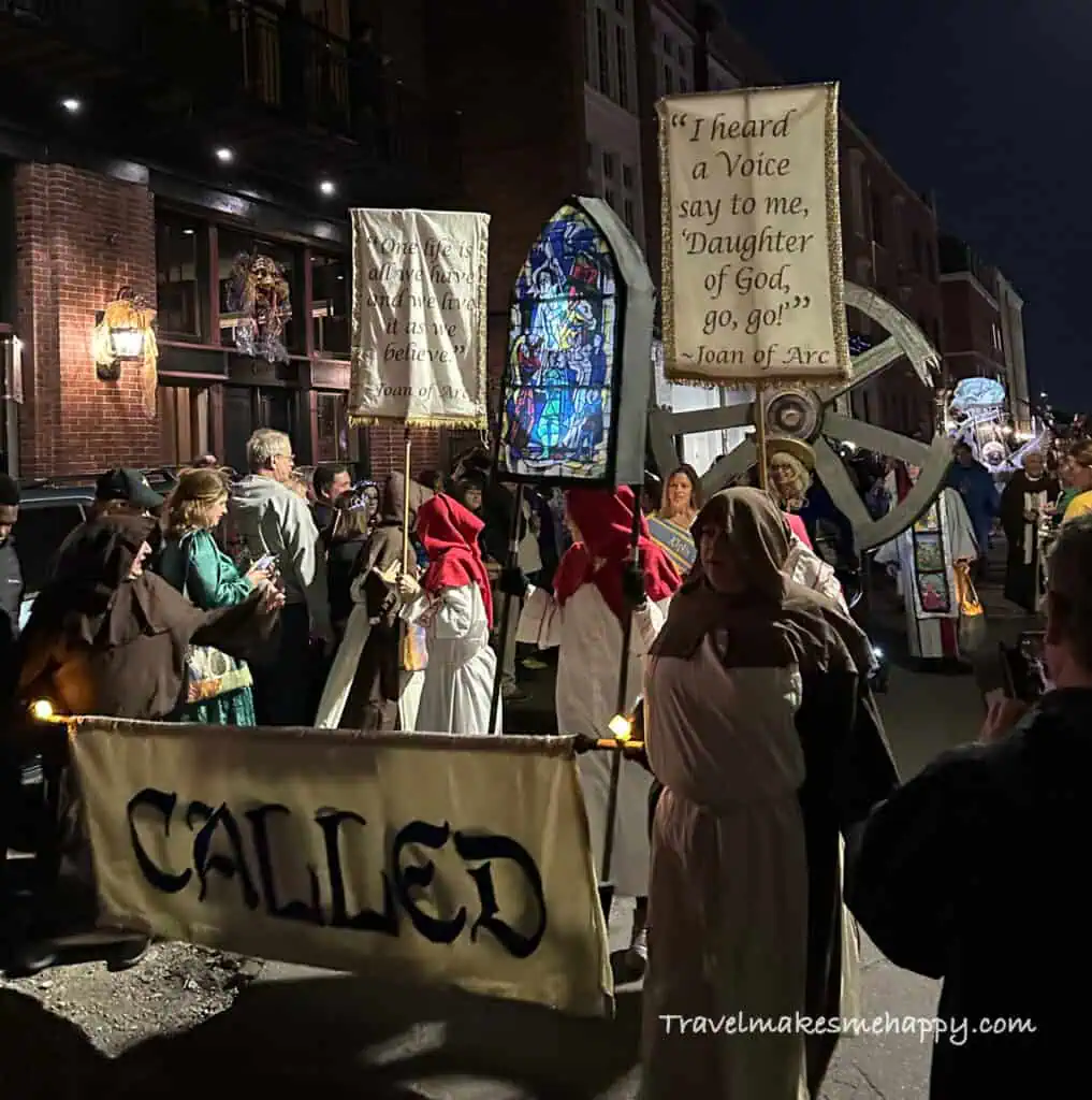 Joan of Arc parade celebration in new orleans festivals