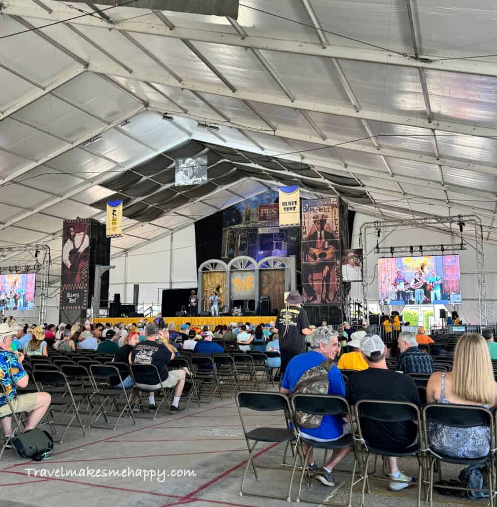 Have some fun and cool off in the Gospel tent at Jazz Fest new orleans