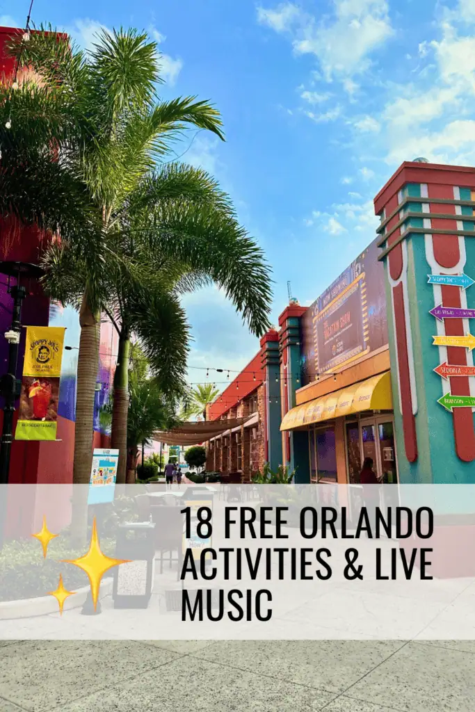 free activities guide icon park orlando live music