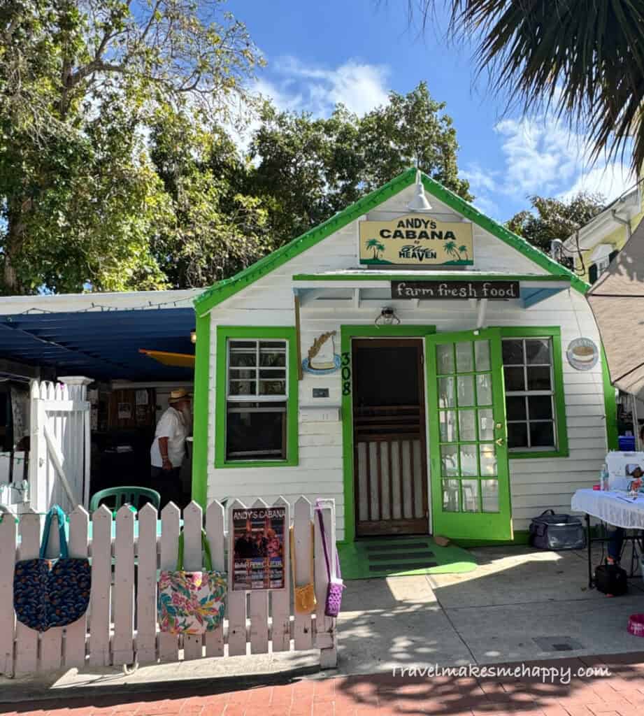 Andy's Cabana key west blue heaven quick walk up window