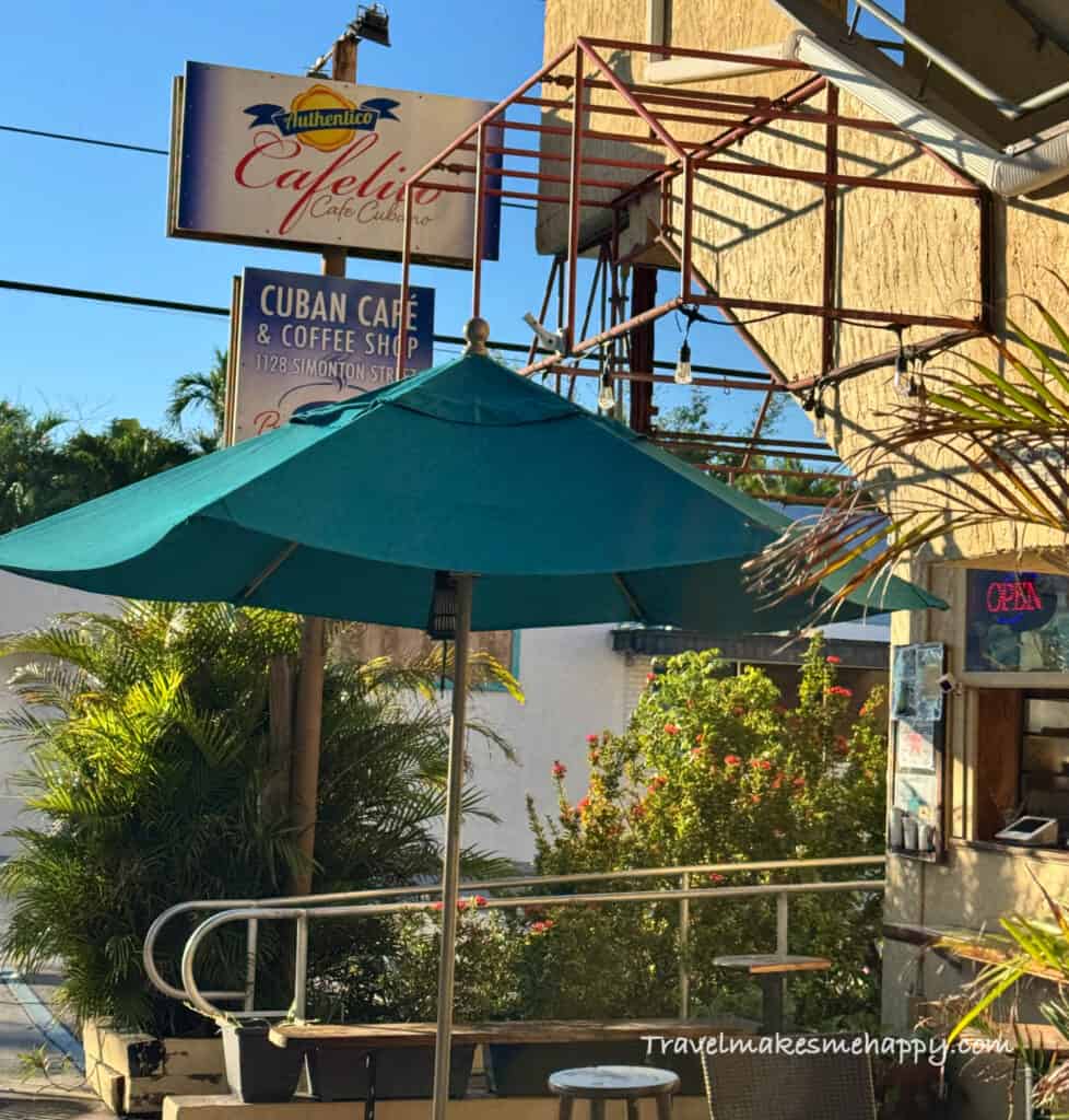 Cafelito walk up window cafe in key west with great cuban coffee