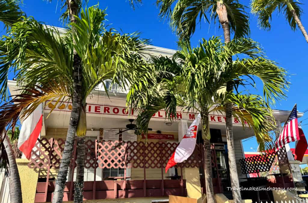 Pierogies best in key west walk up window grocery