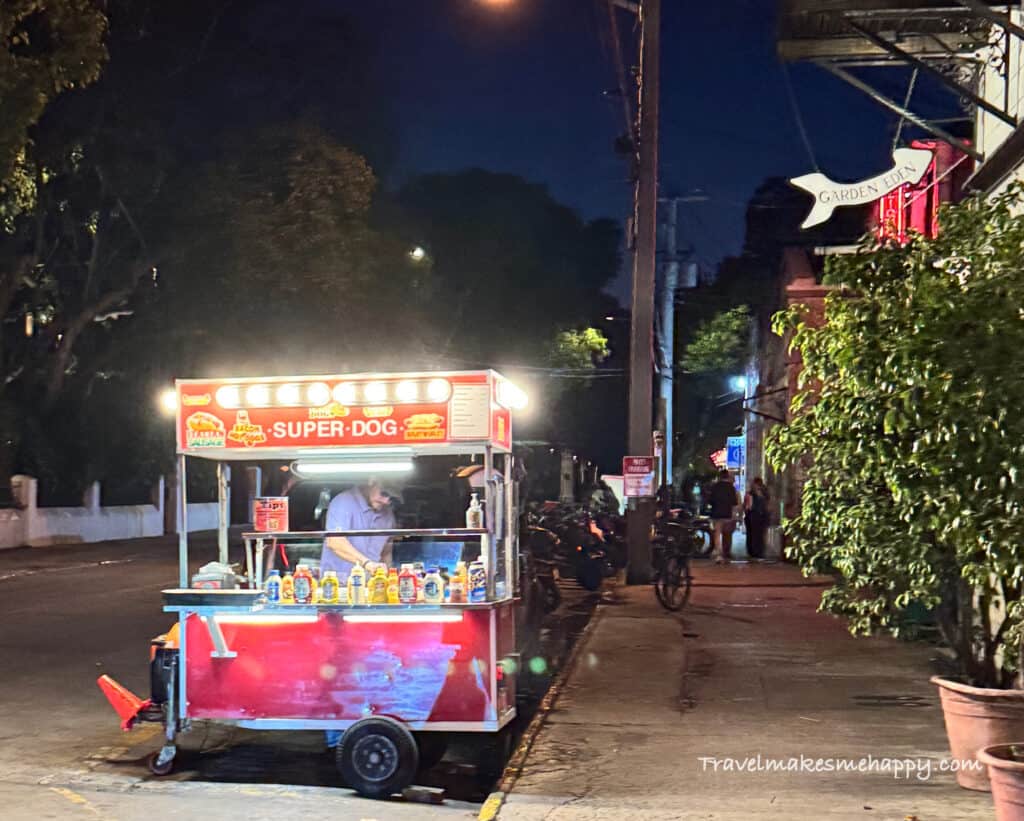 super dog food cart key west best hot dogs garlic sauce