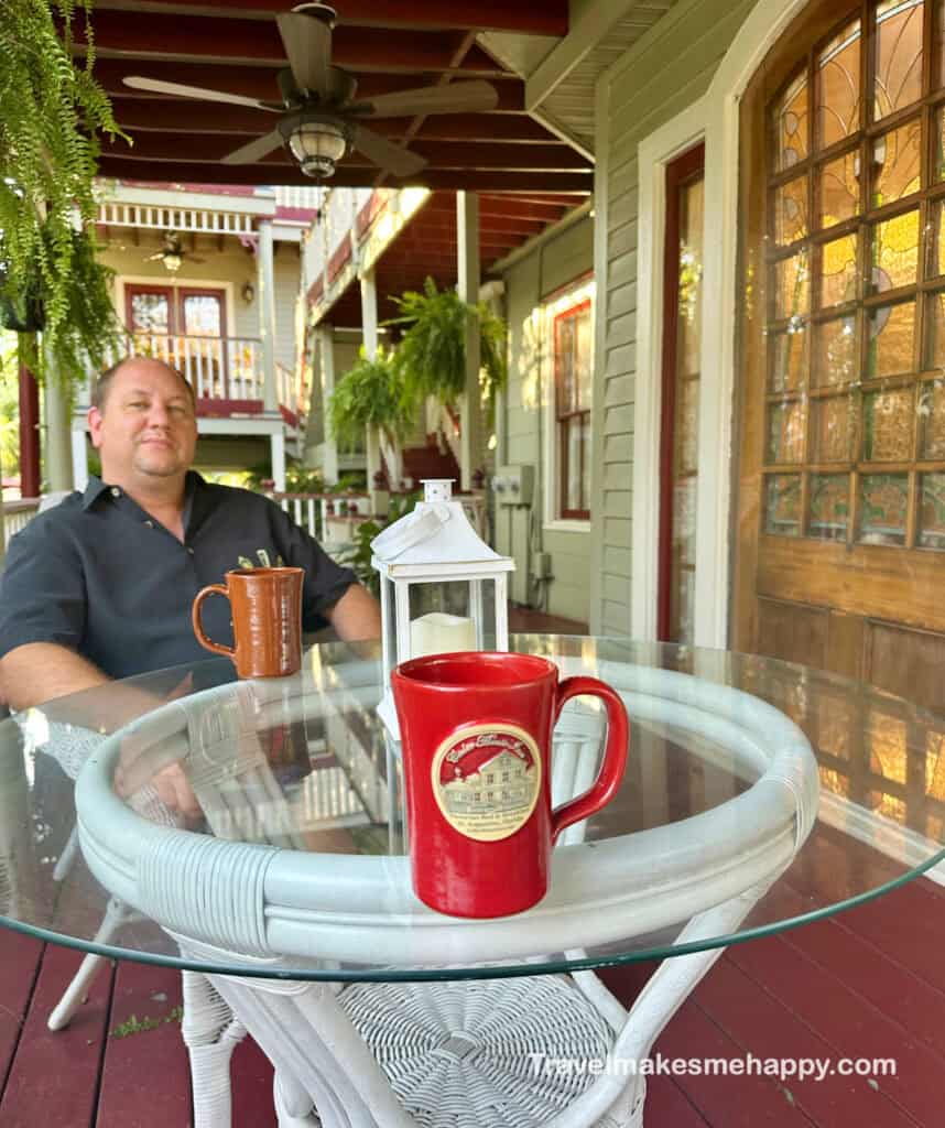 Best bed breakfast to stay in st augustine florida cedar house inn porch