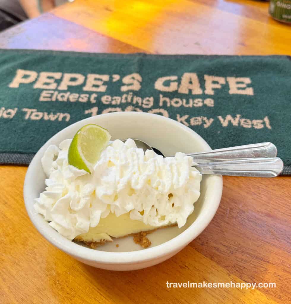 pepe's cafe key west best key lime pie