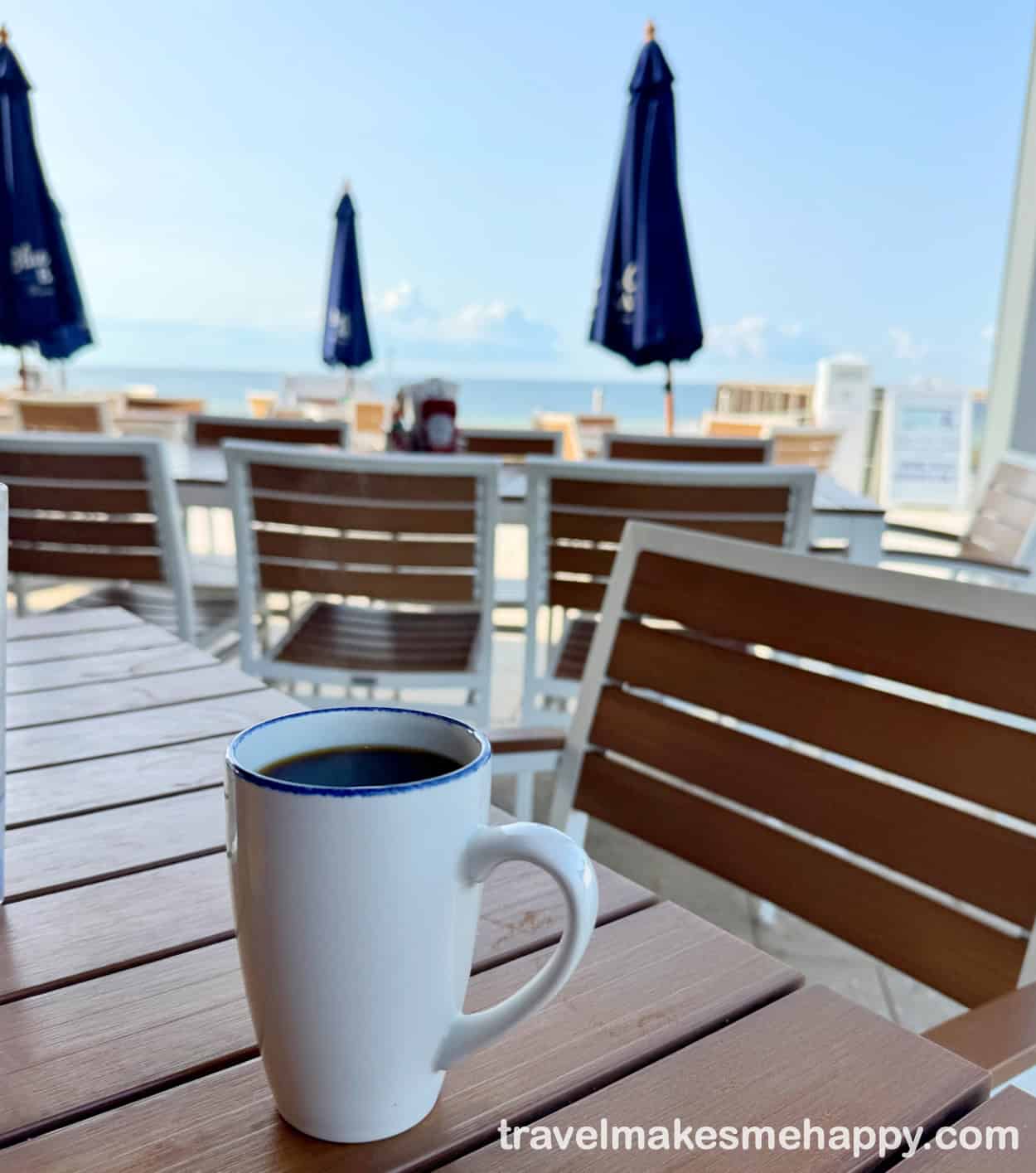 coffee with a view on the best solo trip destination