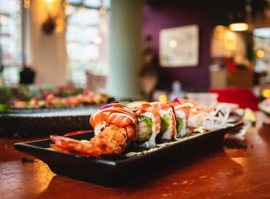 top sushi scene in London spots