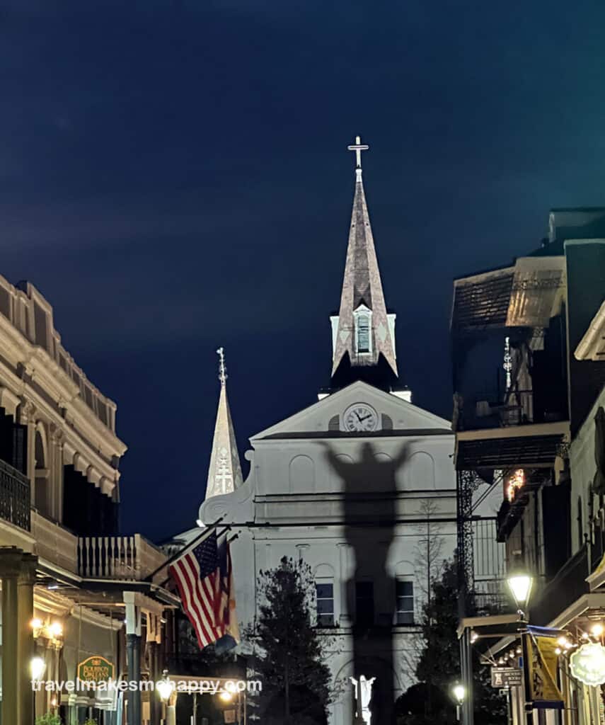New Orleans top haunted ghost tours cathedral view
