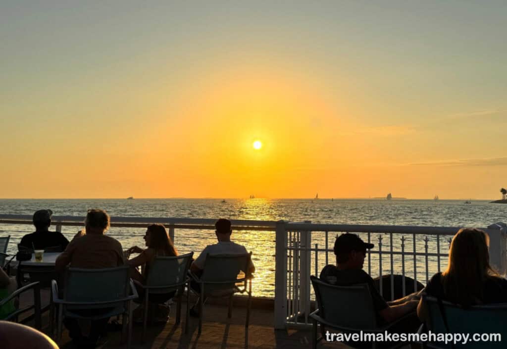 A shared sunset ritual in Key West Mallory Square