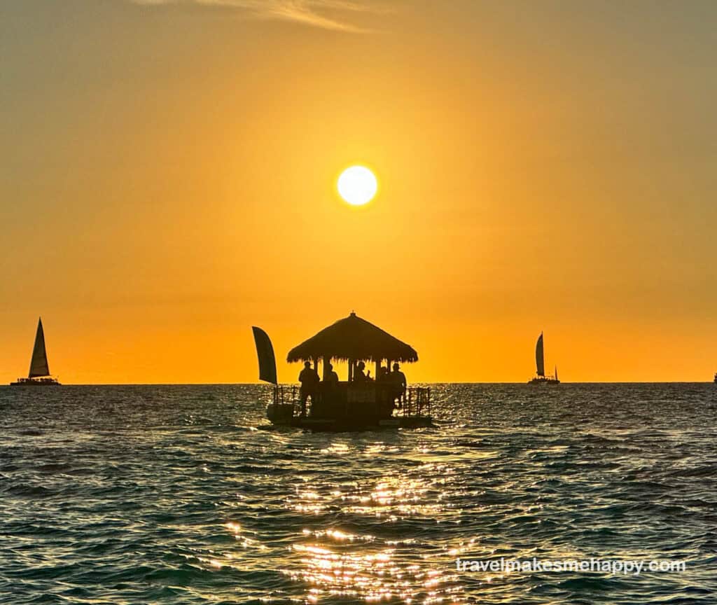 favorite tiki boat sunset tour boat in key west