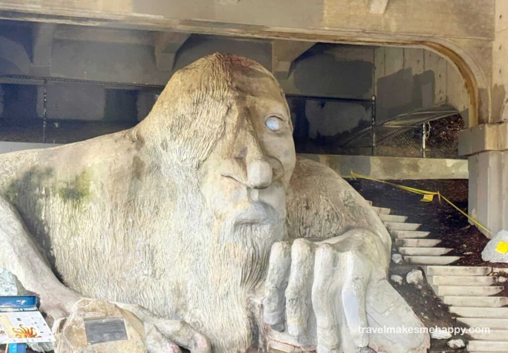 seattle unique street art fremont troll sculpture