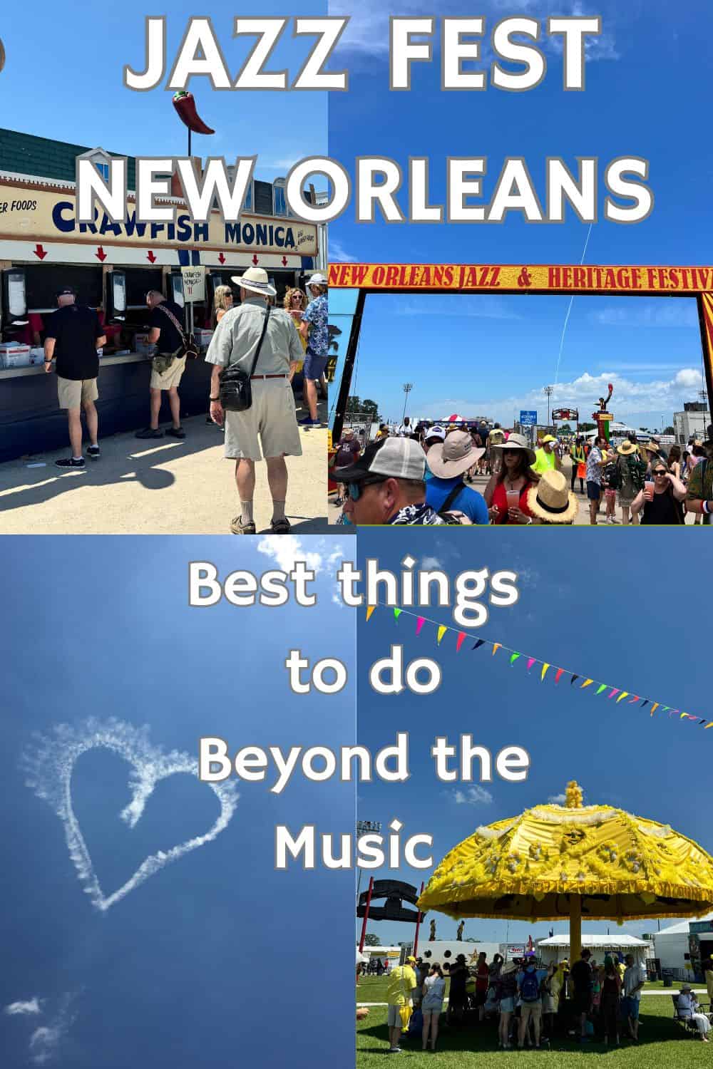 best things to do at new orleans jazz fest besides music