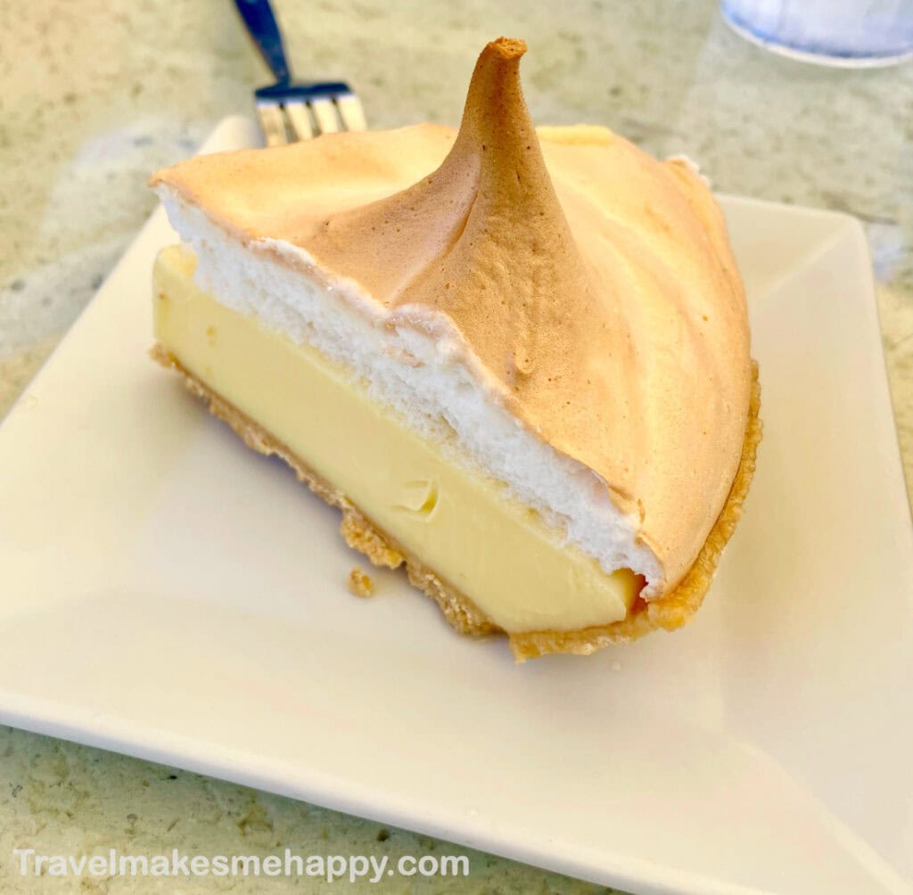 key lime pie in old town blue heaven meringue