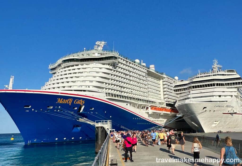 first time cruise planning and tips guide huge ships in tropical port