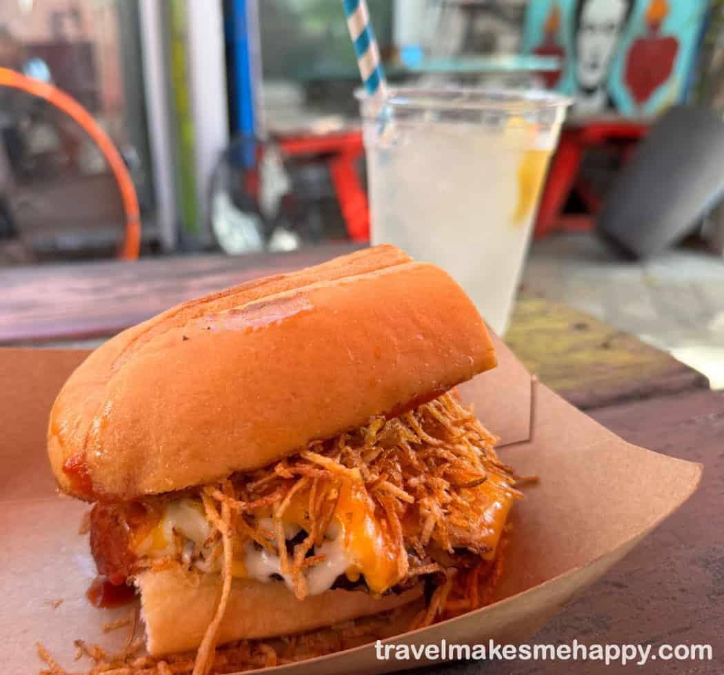 famous cuban burger at Frita's Cafe Key West best food truck guide