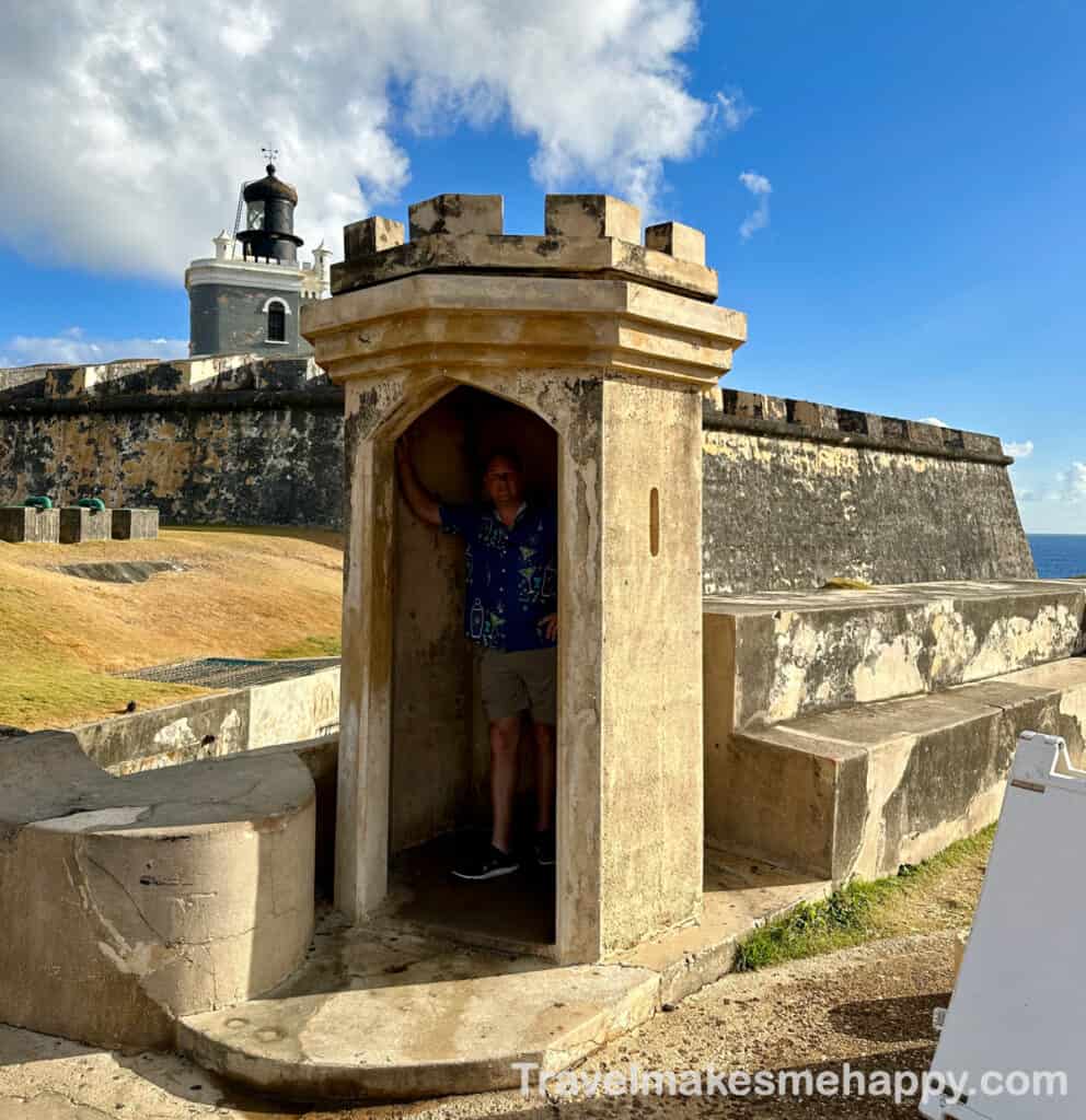 Castillo San Felipe del Morro guard house and lighthouse old san juan