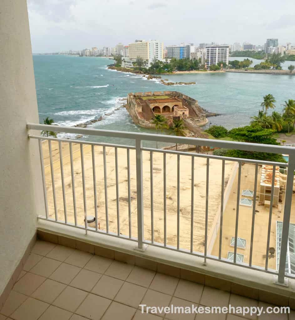 Hilton Caribe Condado old san juan balcony ocean view