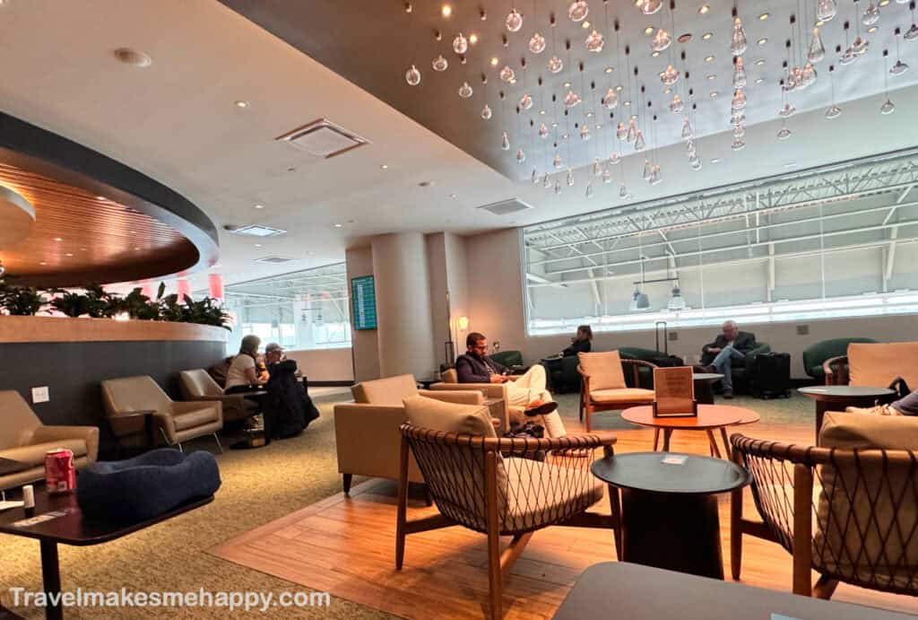 newly updated club msy airport lounge in new orleans seating area review