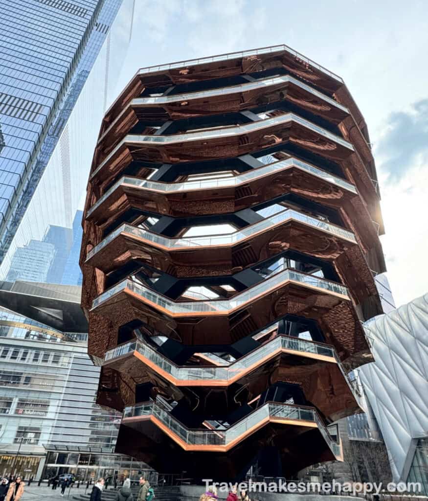 Vessel in New York city Manhattan Hudson Yards
