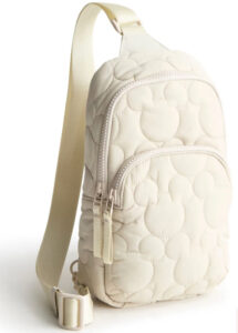 Vera Lorman Disney sling backpack ivory